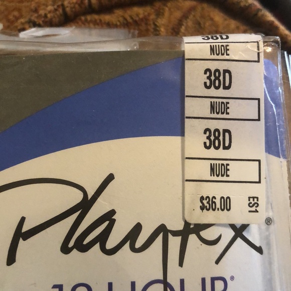 Playtex Women's Plus Size 18 Hour Seamless Smoothing Full Coverage Bra 38D Nude - Picture 8 of 8